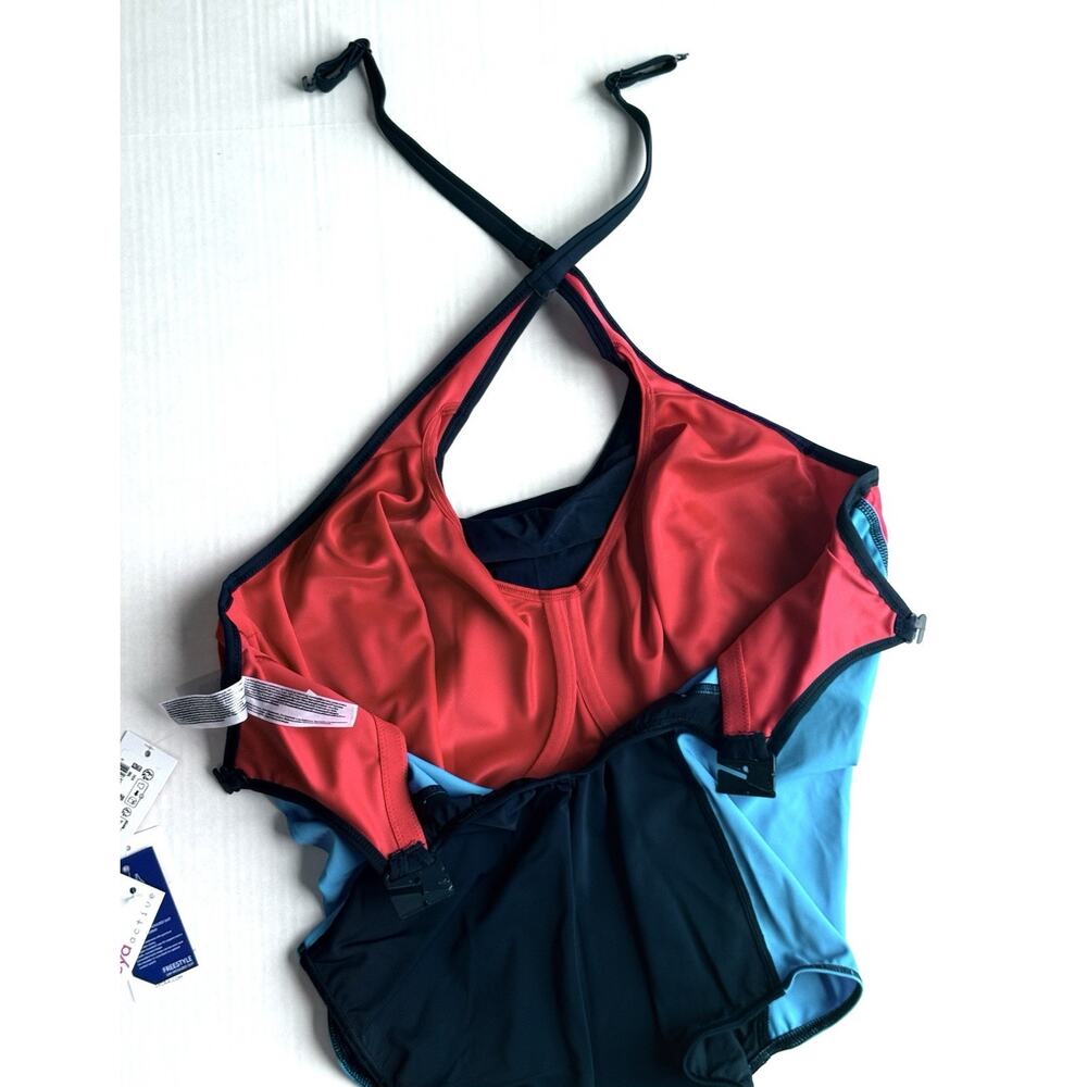 Freya NWT Standard Freestyle Underwire Molded Color Block Swimsuit Size 36K NWT - Picture 11 of 16